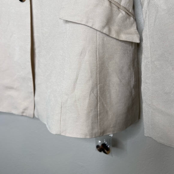 ASTR the label Women's Ayra Blazer linen blend old money capsule wardrobe S - Picture 5 of 7